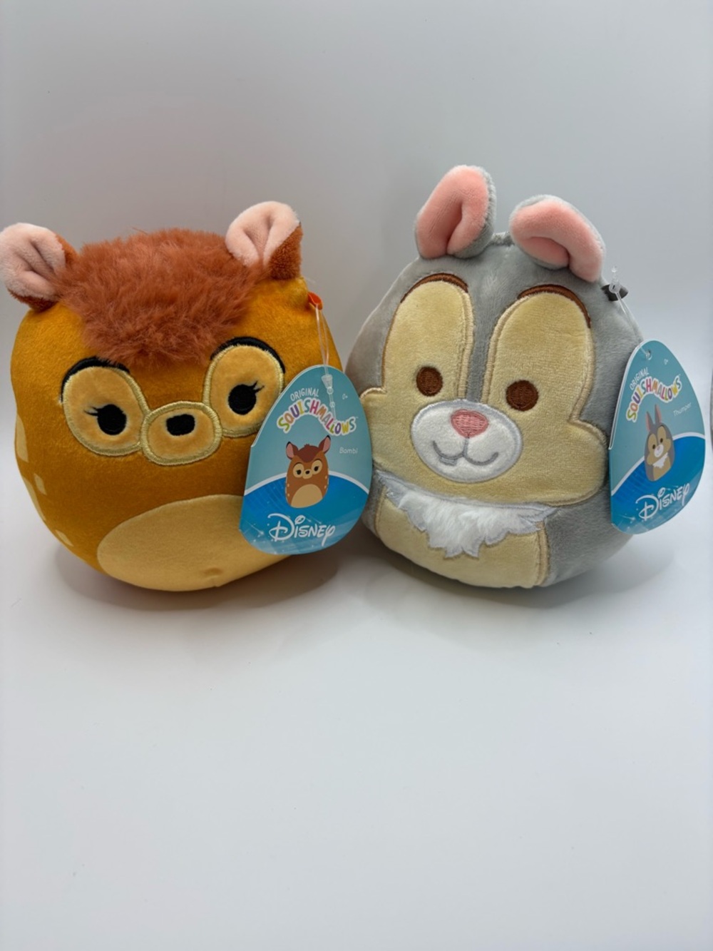 Disney Bambi and Thumper Squishmallows Plush Duo - Orange & Gray
